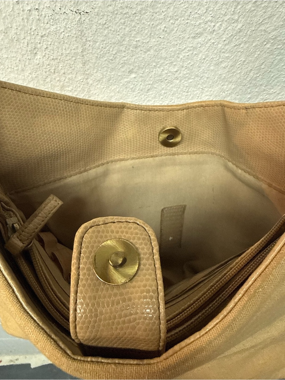 Bueno Beige Embroidered Floral Shoulder Bag - Picture 4 of 7